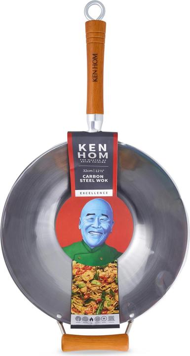Actual product image Ken Hom Excellence (32 cm, Wok, Carbon steel)