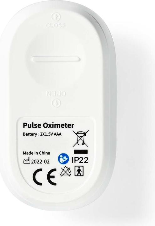 Immagine prodotto Nedis Pulsossimetro SmartLife | Bluetooth | Display OLED | Allarme sonoro / Interferenza antimovimento