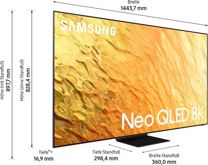 Produktbild Samsung QE65QN800B (65", QN800B, NeoQLED, 8K, 2022)