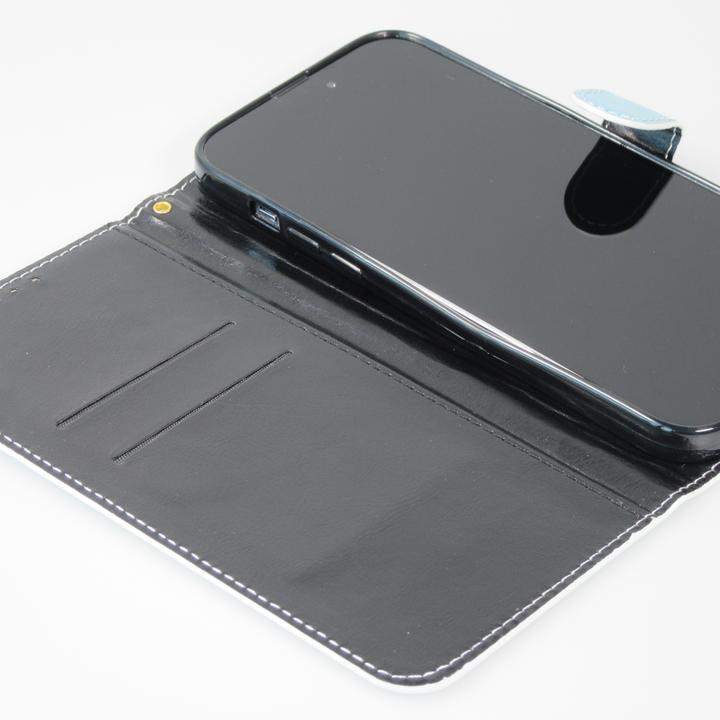 Produktbild PhoneLook Hülle Flip Glatt brilliant glänzend & reflektierend mit Schlaufe Deep Ocean (Apple iPhone 14 Pro Max)