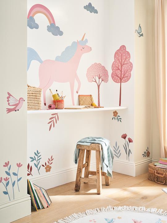 Vertbaudet Kinderzimmer XL-Wandsticker Einhorn (70 x 110 cm)