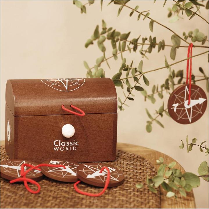 Actual product image Classic World Wooden treasure hunt game