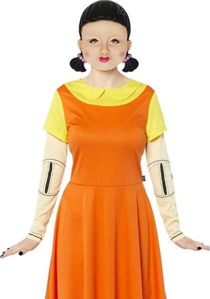 Immagine prodotto Amscan Costume da adulto Squid Game bambola deluxe taglia L (L)