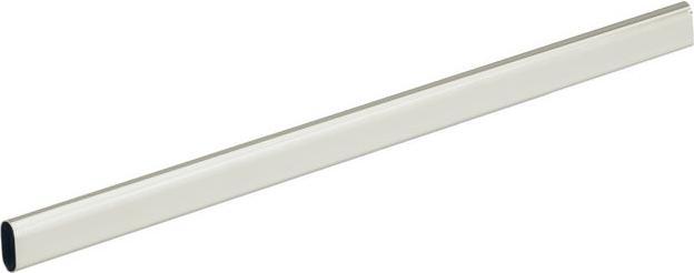 Hettich Schrankrohr 15 x 30 x 2000 mm, oval, silbergrau