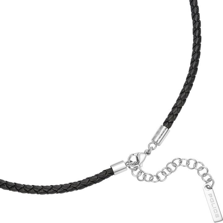 Produktbild Police Gripcord Halskette (Edelstahl, Leder)
