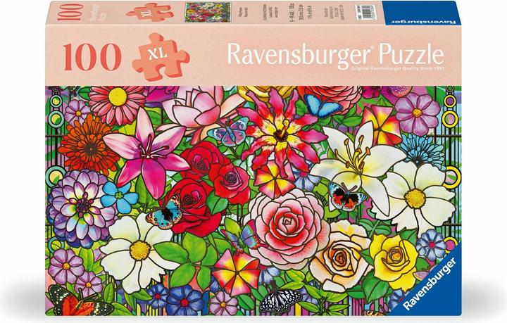 Image du produit Ravensburger Puzzle 12001364 - Fenêtre fleurie - Puzzle pour les personnes âgées et les seniors, avec 100 (100 pièces)