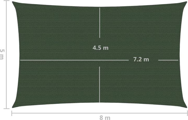 Immagine prodotto VidaXL Sonnensegel (5 x 8 m)
