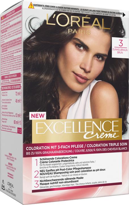 Produktbild L'Oréal Paris Excellence Cream (3 Dunkelbraun)