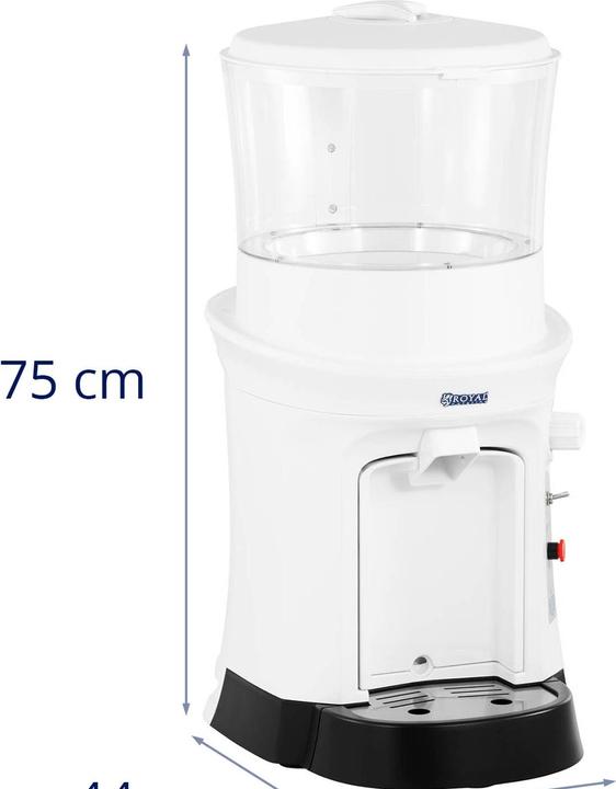 Actual product image Royal Catering Ice Crusher Eiscrusher Eiszerkleinerer Eis-Crush-Maschine 400 W 320 U/min 12 l (EU plug)