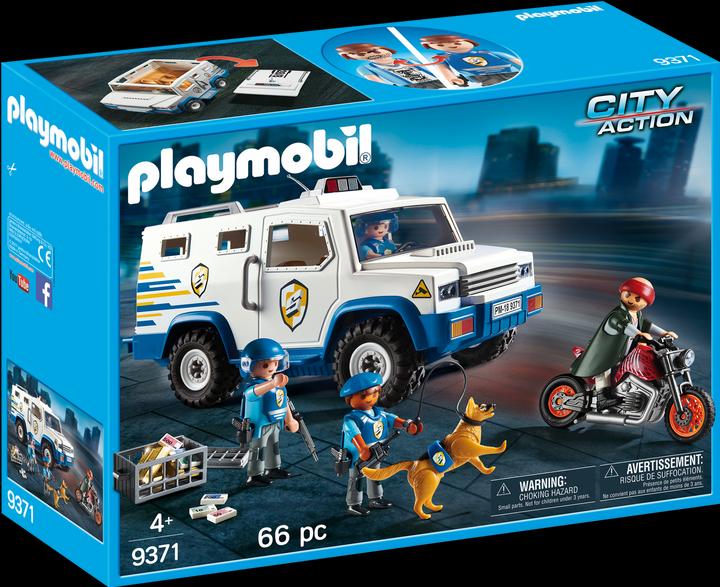 Produktbild Playmobil City Action Geldtransporter (9371, Playmobil City Action)
