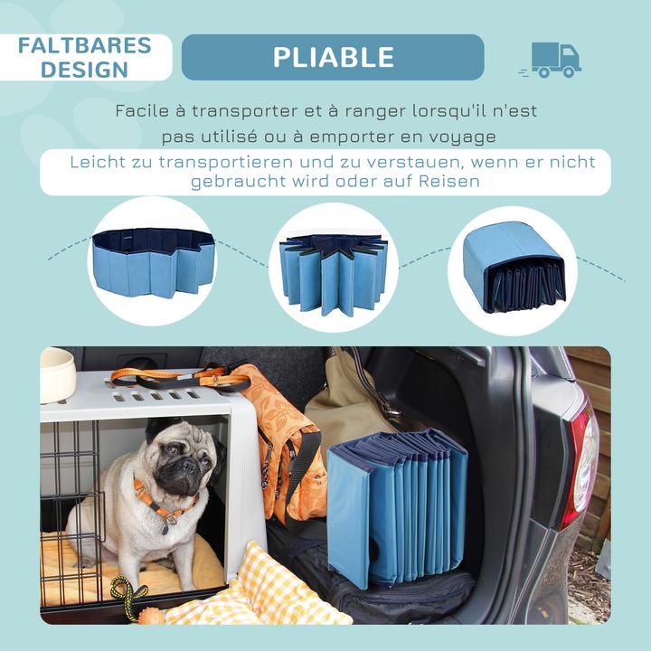 Produktbild PawHut Hundepool mit Wasserablassventil (Hundepool)