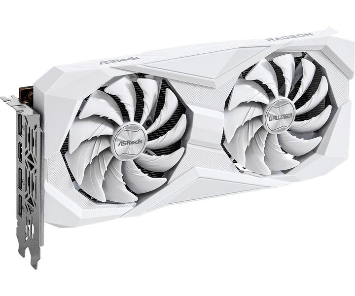 Actual product image AsRock RX 6600 Challenger White 8G retail (8 GB)