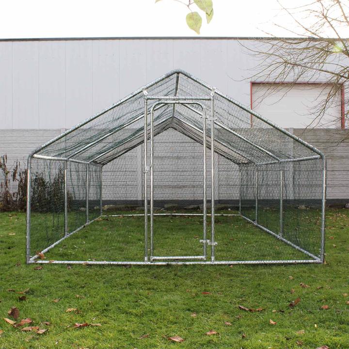 Actual product image Wiltec Free-range enclosure 6x3x2m outdoor enclosure aviary chicken coop small animal enclosure