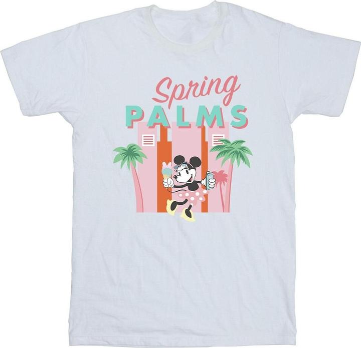Actual product image Disney Mens Minnie Mouse Spring Palms T-Shirt (L)