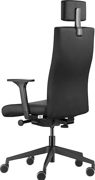 Produktbild Trendoffice DAUPHIN Bürostuhl to-strike comfort mit Nackenstütze 9246 Stoff schwarz Gestell (9246)