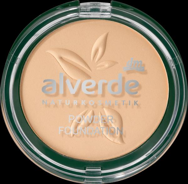 dm alverde Make-up Powder Foundation soft ivory 10, SPF 6 (No. 10 soft ivory)