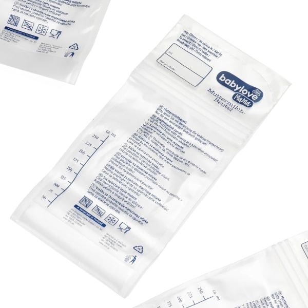Actual product image dm babylove mama breast milk bag