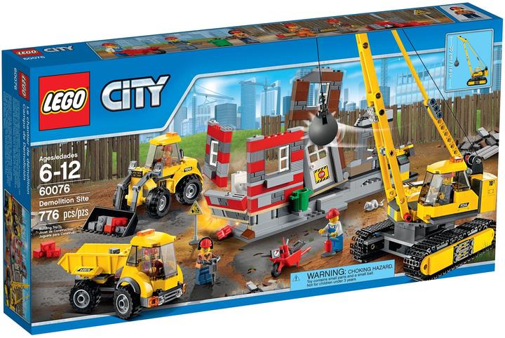 Image du produit LEGO City Le chantier de démolition (60076, LEGO City)