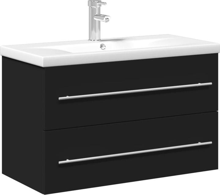 Image du produit VidaXL Meuble sous-vasque avec vasque encastrée