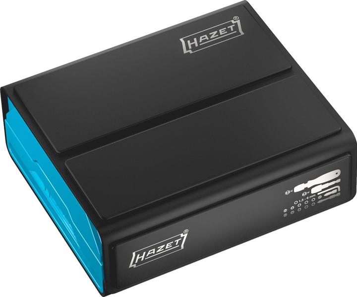 Productafbeelding HAZET Bitset 2200SC-1, 69 stuks (Phillips kruis PH M2, Phillips kruis PH M3, Kruis Pozidriv PZ M2, Kruis Pozidriv PZ M3)