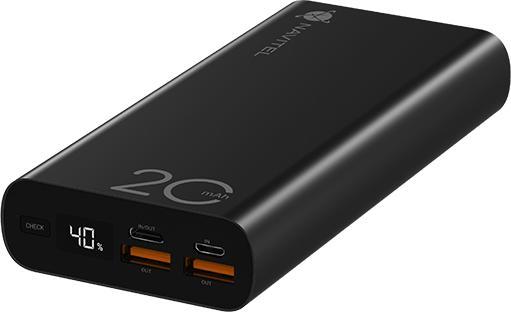 Produktbild Devia Powerbanka Navitel PWR20 AL stÅ™Ã­brnÃ¡ (20000 mAh, 22.50 W, 74 Wh)