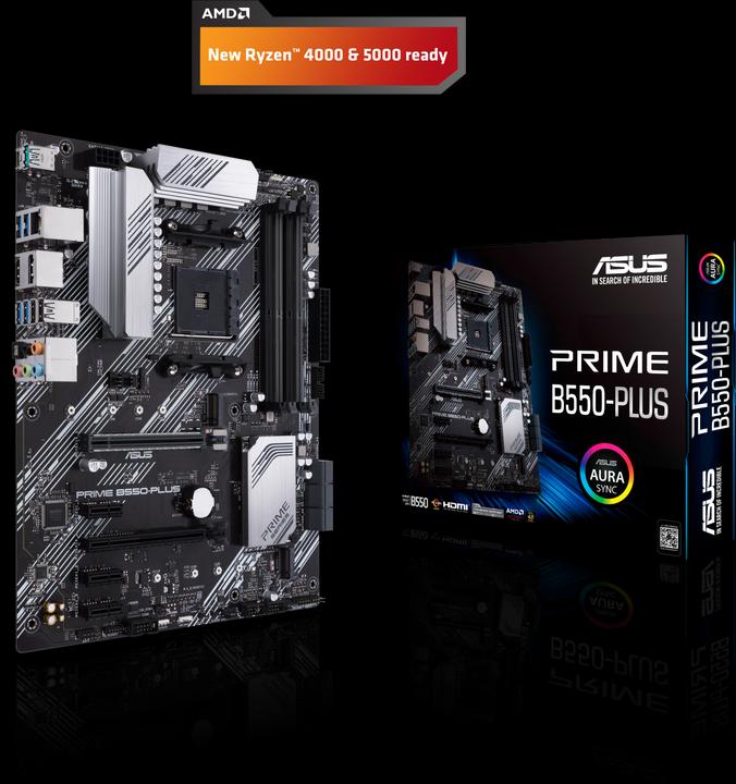 Immagine prodotto ASUS PRIME B550-PLUS (AM4, AMD B550, ATX)