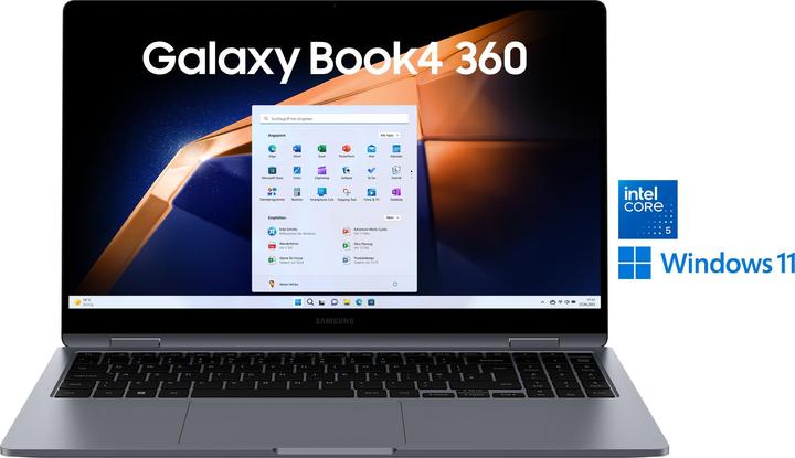 Produktbild Samsung Galaxy Book4 360 (15.60", Intel Core 5 120U, 16 GB, 256 GB, DE)