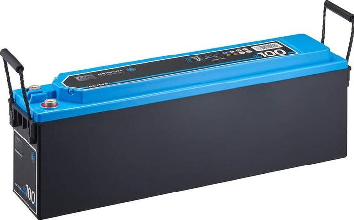 Produktbild Ective AGM Batterie 100Ah 12V Deep Cycle Slim Front Terminal Versorgungs Akku Versorgungsbatterie (12 V, 100 Ah)