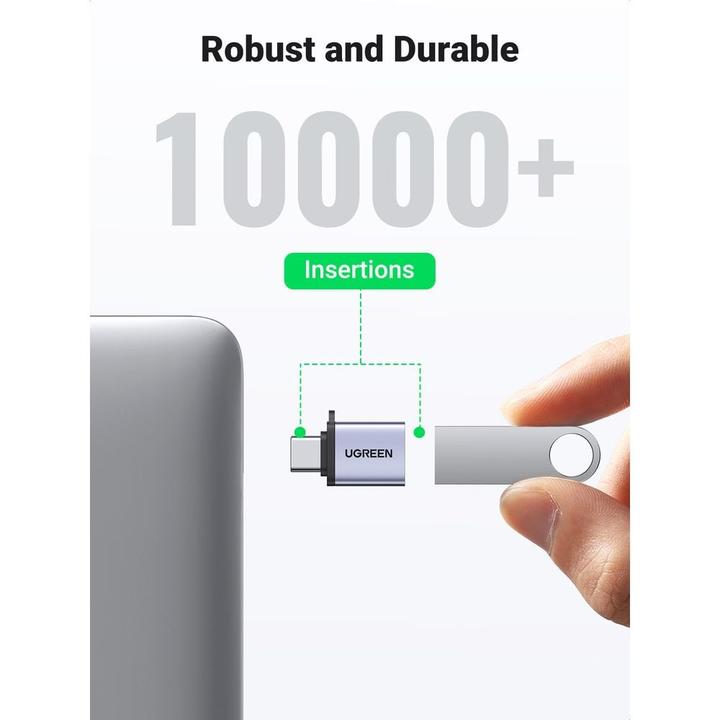 Produktbild Ugreen USB-C 3.1 zu USB-A 3.0 Buchse Adapter (USB Typ C, USB-A)