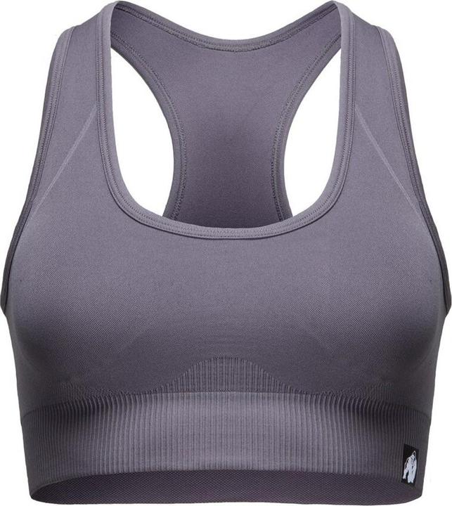 Gorilla Wear Yava Seamless Sports Bra Grey (S)