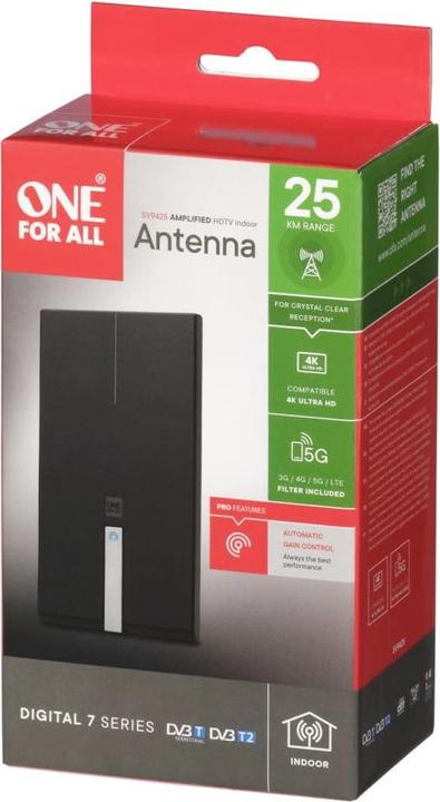 Productafbeelding One for All DVB-T2 premium antenne 5G (Binnenantenne, DVB-T / -T2)