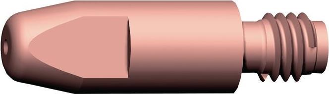 Abicor Binzel Stroomkop Draad-Ø 0,8 mm M 6 Lengte 28 mm CuCrZr