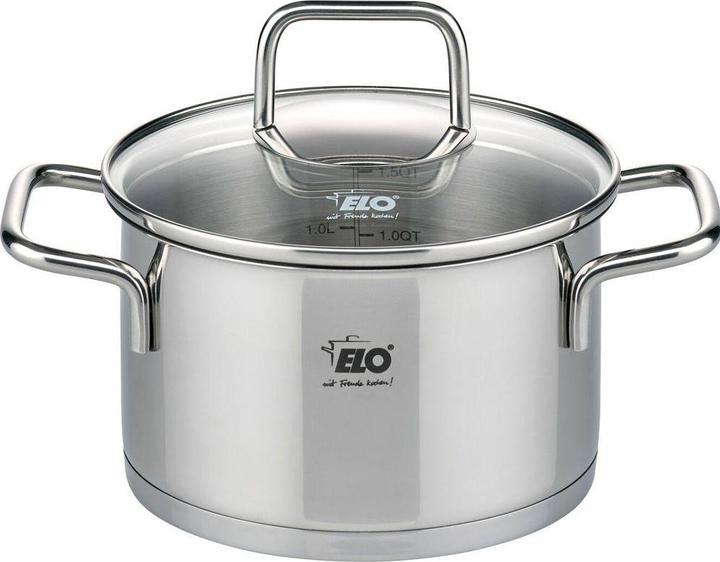 Image du produit ELO Stahlwaren Marmites de cuisson (14 cm, Casserole, Acier inoxydable)