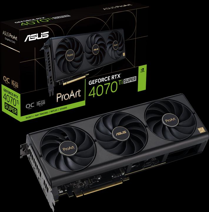 Actual product image ASUS ProArt GeForce RTX 4070 Ti SUPER OC (16 GB)