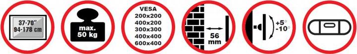 Actual product image Reflecta PLANO Flat 70-6040T (Wall, 70", 50 kg)