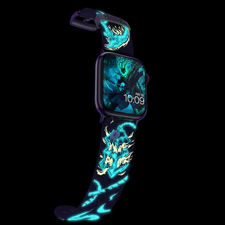 Actual product image Moby Fox League of Legends bracelet pour smartwatch Thresh (22 mm, Silicone, Stainless steel, 3, 4, Apple Watch Series 1)