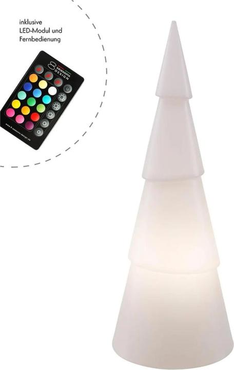 Produktbild 8 seasons design LED RGB Shining Tree rund 75 cm, Weiss