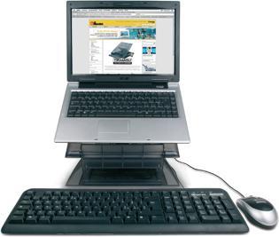 Actual product image Hamlet Tiramisu platform kit for Notebook with keyboard and usb mouse