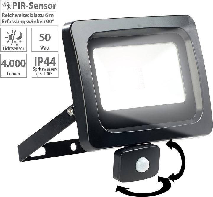 Produktbild Luminea Mini-LED-Fluter (4000 lm, IP44)