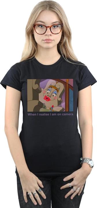 Actual product image Disney Womens/Ladies Beauty And The Beast Madame De La Grande Bouche Cotton T-Shirt (S)