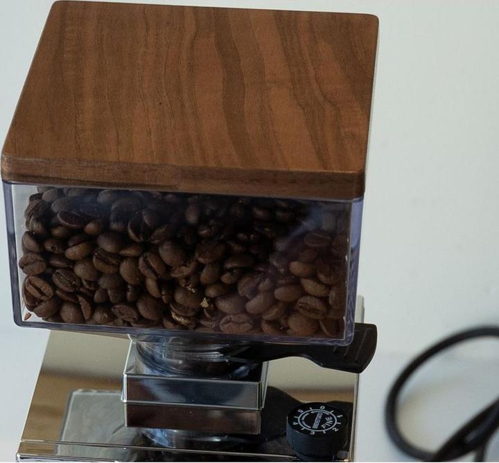 Actual product image Eureka Mignon wooden lid for bean container