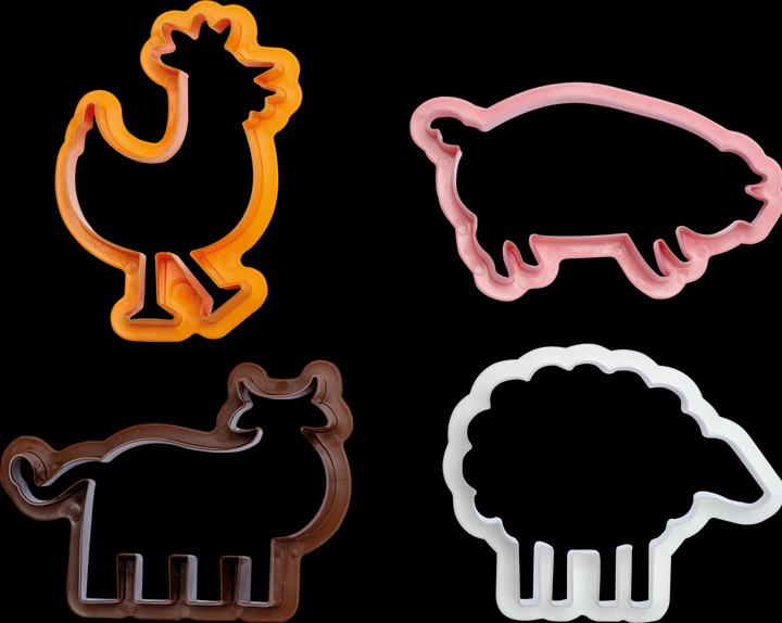 Produktbild Decora Ausstecher - Tiere auf dem Bauernhof (4St.)