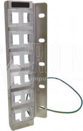 Produktbild Wirewin 12-Port 1HE Patchpanel für Keystone