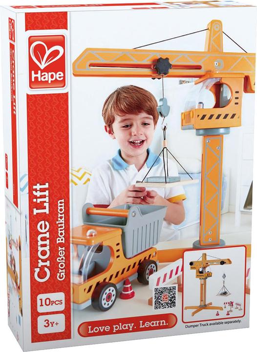 Image du produit Hape Grande grue de construction (10 pièces)