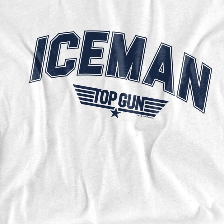 Actual product image Top Gun Unisex Adult Iceman Varsity T-Shirt (XXL)