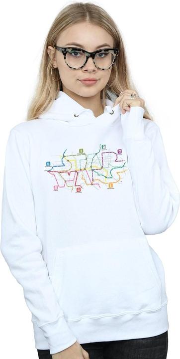 Produktbild Star Wars Subway Map Logo Kapuzenpullover (M)