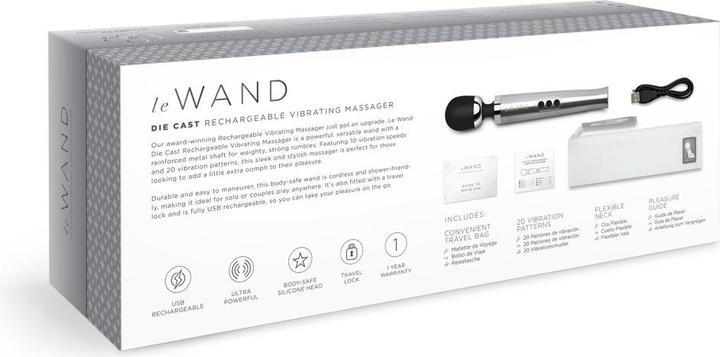 Actual product image Le Wand Diecast Recharg. Silver