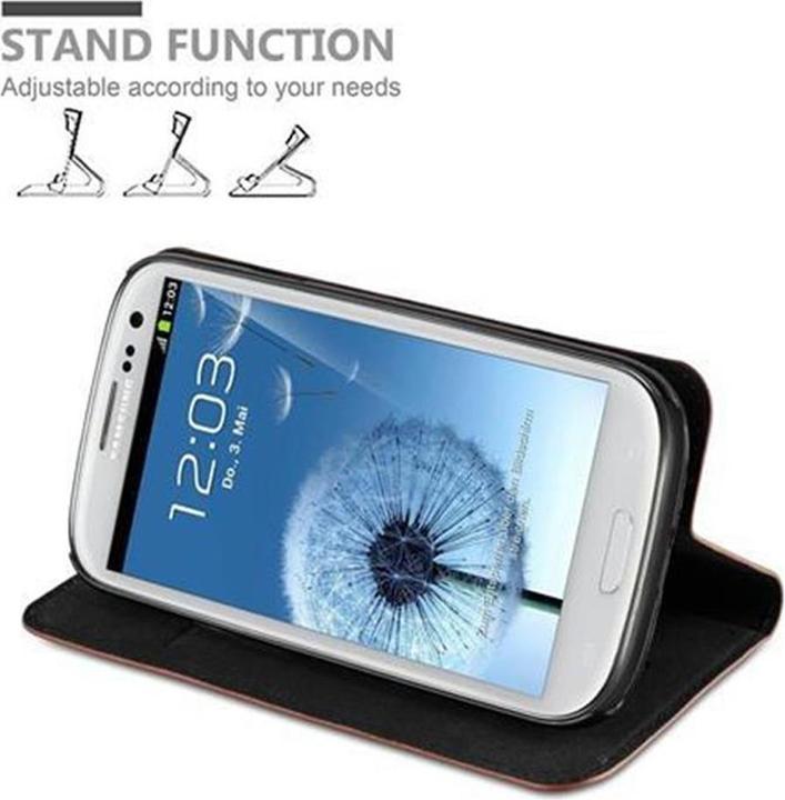 Productafbeelding Cadorabo Boek Onzichtbare Magneethoes (Samsung Galaxy S3)