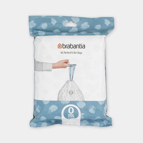 Productafbeelding Brabantia PerfectFit afvalzak type O 30 L, 40 stuks. (40 x, 30 l)