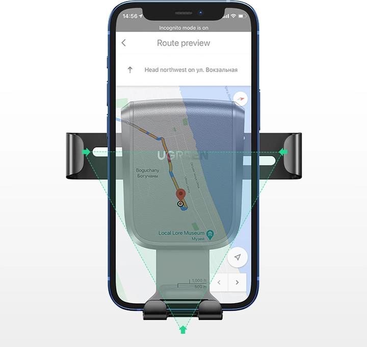 Actual product image Ugreen Gravity Phone Holder with Suction Cup